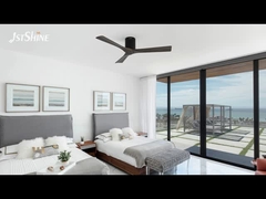 Ventilateur de plafond à lame en bois avec télécommande à moteur CC à grande vitesse