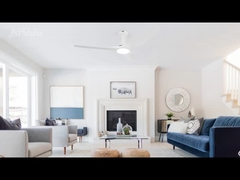 Ventilateur de plafond intelligent avec moteur CC 3 lames en plastique