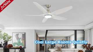 Ventilateur de plafond LED DC 60 pouces pour grandes pièces