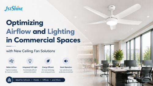 Derniers blogs de l'entreprise sur Optimisation du débit d'air et de l'éclairage dans les espaces commerciaux grâce à de nouvelles solutions de ventilateurs de plafond