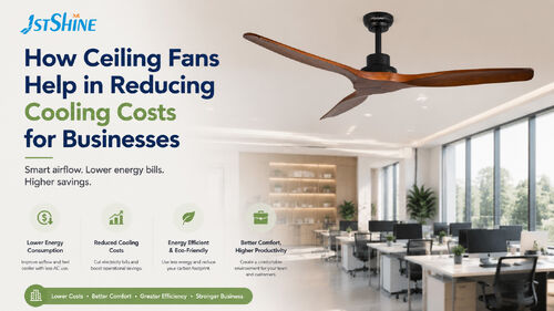 Derniers blogs de l'entreprise sur How Ceiling Fans Help in Reducing Cooling Costs for Businesses