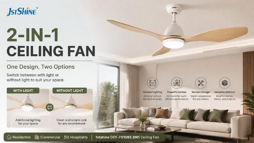 Derniers blogs de l'entreprise sur Ventilateurs de plafond 2-en-1 : la solution d'éclairage flexible pour les maisons modernes et les projets commerciaux
