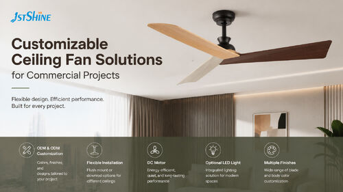 Derniers blogs de l'entreprise sur Solutions de ventilateurs de plafond personnalisables pour les projets commerciaux