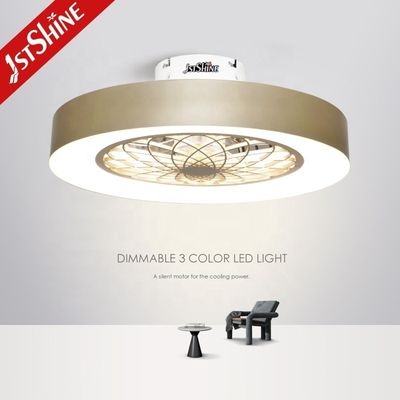 acheter Ventilateur de plafond LED à lames amovibles cachées avec matériau métallique et télécommande fabrication en ligne