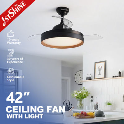 acheter Ventilateur de plafond rétractable monté en chasse d'eau avec lumière 3 couleurs fabrication en ligne