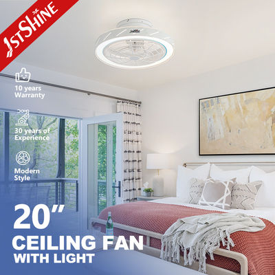 acheter 3 couleurs LED Light Low Profile Design Fancy Blades ABS Ventilateur de plafond intérieur avec télécommande fabrication en ligne