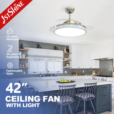 acheter Conception de l'éclairage et des circuits 42' Inversible rétractable lames de ventilateur de plafond lumière fabrication en ligne