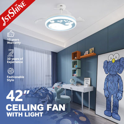 acheter Lumière de ventilateur de plafond pliable de 42 pouces avec moteur DC et télécommande fabrication en ligne