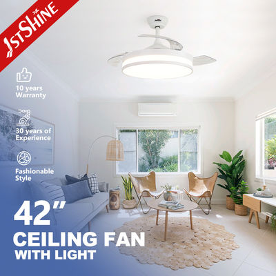 acheter Ventilateur de plafond LED standard avec lames PC rétractables et fonction de climatisation fabrication en ligne