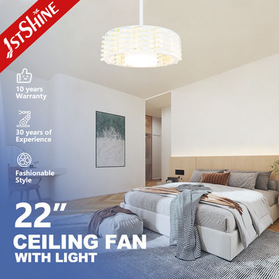 acheter 2- 1stshine Économie d'énergie ventilateur de plafond LED silencieux sans lame avec télécommande intelligente fabrication en ligne