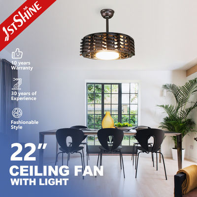 acheter 22 pouces d'or 220 V 15W Bldc Économie d'énergie éclairage sans lame LED ventilateur de plafond pour hôtel fabrication en ligne