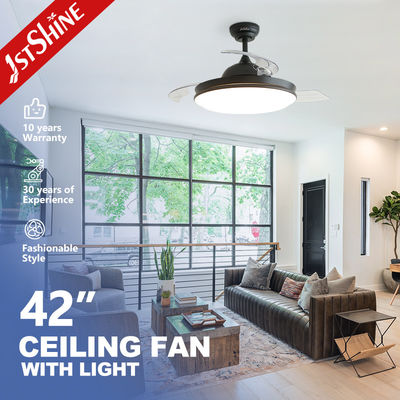acheter Ventilateur de plafond à LED de style moderne avec télécommande et conception rétractable fabrication en ligne