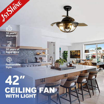 acheter OEM 36 pouces rétractable ventilateur de plafond lumière CCC CE ROHS SAA CB ETL approuvé fabrication en ligne