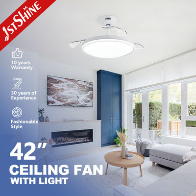 acheter 110-240V/50Hz-60Hz ventilateur de plafond décoratif blanc de 42 pouces pour la maison, l'hôtel et le bureau fabrication en ligne