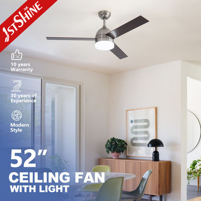 acheter Ventilateur de plafond électrique à moteur en cuivre de 52 pouces AC100% avec télécommande et 3 lames de contreplaqué fabrication en ligne