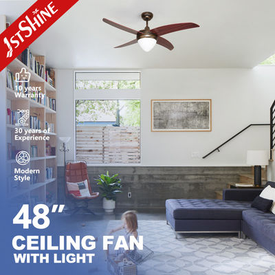 acheter Ventilateur de plafond électrique de luxe de 48 pouces avec source lumineuse LED et design moderne fabrication en ligne