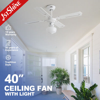acheter Ventilateur de plafond décoratif traditionnel à 4 lames de MDF avec chaîne de traction fabrication en ligne
