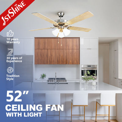 acheter Ventilateur de plafond à moteur à courant alternatif métallique classique avec lames de contreplaqué légères 5 fabrication en ligne