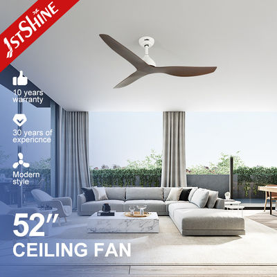 acheter Ventilateur de plafond à courant continu d'économie d'énergie de 52 pouces en marron ABS fabrication en ligne