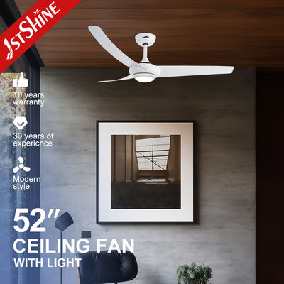 acheter Fan de plafond tranquille d'ABS moderne blanc, fan de plafond de C.C LED avec à télécommande fabrication en ligne