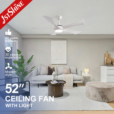 acheter Ventilateur de plafond blanc ABS avec éclairage LED, 52'ventilateur de plafond avec lumière fabrication en ligne