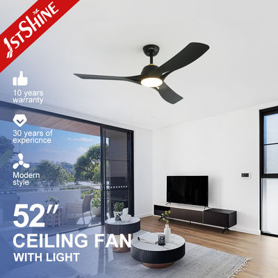 acheter 110-240v/50-60Hz ABS Black Blades Ventilateur de plafond avec télécommande et éclairage déglaçable fabrication en ligne