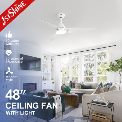 acheter Ventilateur de plafond de 48 pouces moderne à LED intelligent avec lumière pour une vie intelligente fabrication en ligne