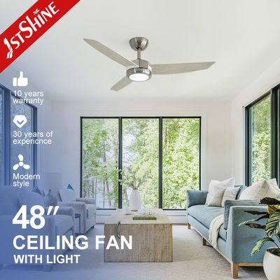 acheter Ventilateur de plafond LED ABS de 48 pouces avec conception colorée et éclairage LED 3 couleurs fabrication en ligne