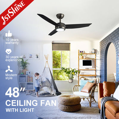 acheter Ventilateur de plafond LED à commande intelligente pour petits espaces dans le bureau à la maison 48 pouces lumière vive fabrication en ligne