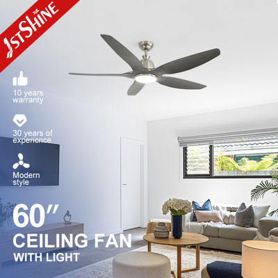 acheter Économie d'énergie Ventilateur de plafond à LED déglaçable Couleurs multicolores/OEM 10 pour moteur 5 Lames en plastique fabrication en ligne