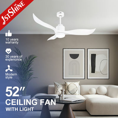acheter Fancy moteur à courant continu silencieux ménage 3 lames en plastique ventilateur de plafond LED lumière fabrication en ligne