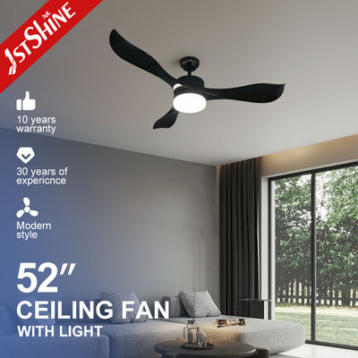 acheter 33.3W 52 pouces 5 vitesses télécommande Ventilateur de plafond LED en plastique avec lumière fabrication en ligne