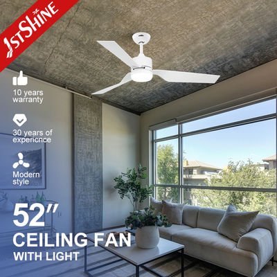acheter Ventilateur de plafond LED de 52 pouces de design moderne 1stshine avec lumière atténuée et télécommande fabrication en ligne