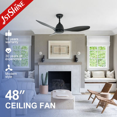 acheter Ventilateur de plafond ABS noir avec lames ABS 3* 6 réglable vitesse du vent et télécommande fabrication en ligne