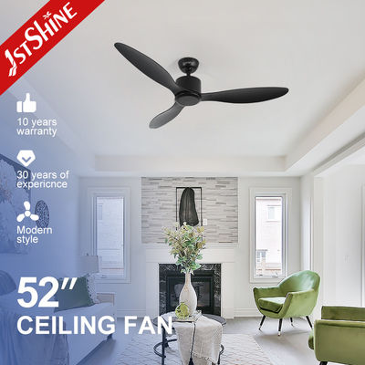 acheter Lame moderne d'ABS de moteur de C.C de fan de plafond de noir de petit et profil bas fabrication en ligne