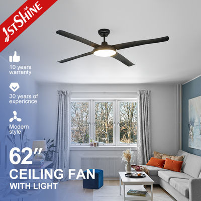 acheter Ventilateur de plafond LED de 62 pouces pour espaces intérieurs avec réglage du temps de silence ETL Certifié moteur de 10 ans fabrication en ligne