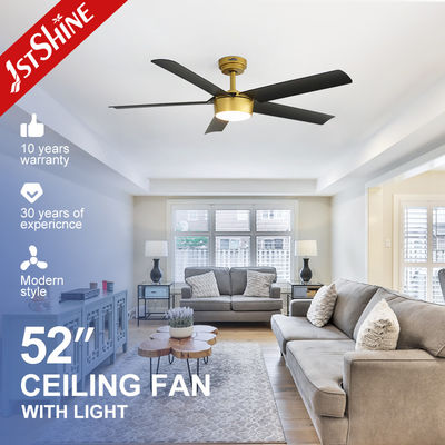 acheter Ventilateur de plafond de moteur à courant continu de 52 pouces Ventilateur de basse puissance décoratif moderne avec télécommande et 10- fabrication en ligne