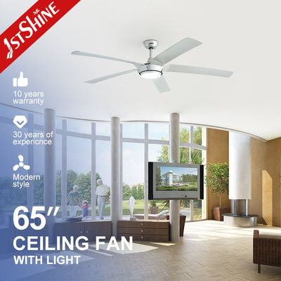 acheter Contrôle à distance ventilateur de plafond LED à haut débit 5 lames 65 pouces 2 avec lumière et télécommande fabrication en ligne