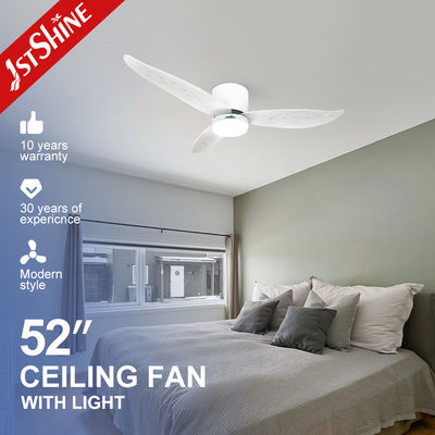 acheter 2022 Conception 52 pouces éclairage LED plafond monté ventilateur avec matériau du corps de la lampe en métal fabrication en ligne
