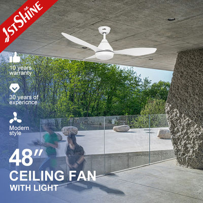 acheter Ventilateur de plafond à LED 3 couleurs avec moteur CC économe en énergie et lames blanches fabrication en ligne