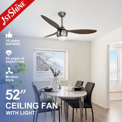 acheter Ventilateur de plafond métallique avec lumière 3 ABS Lamelles en bois Contrôle mural Noir/Bron/Couleurs OEM fabrication en ligne