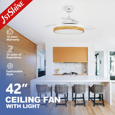 acheter Options de température de couleur Ventilateur de plafond de 42 pouces avec lames cachées et télécommande fabrication en ligne