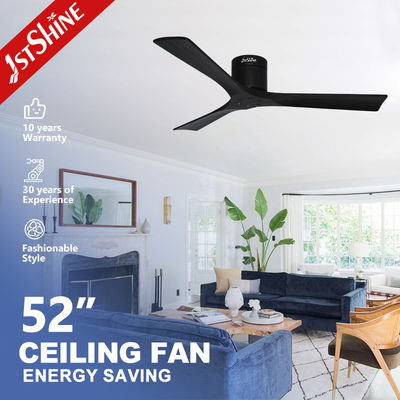 acheter Ventilateur de plafond à 3 vitesses à plafond bas avec 3 lames en bois massif et moteur à courant alternatif électrique de 60 W fabrication en ligne