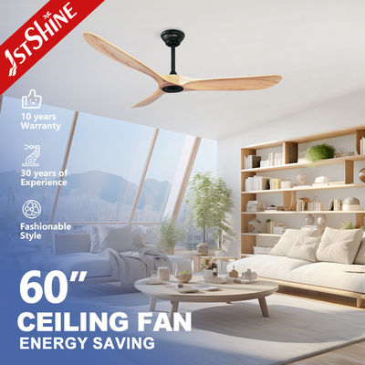 acheter Ventilateur de plafond contrôlé par APP avec des lames en bois massif en bois naturel fabrication en ligne
