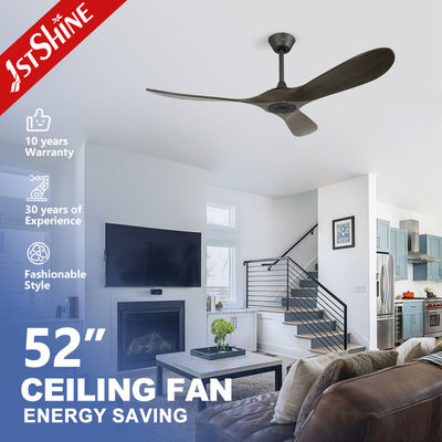 acheter Ventilateur de plafond à lame en bois de 52 pouces avec télécommande fabrication en ligne