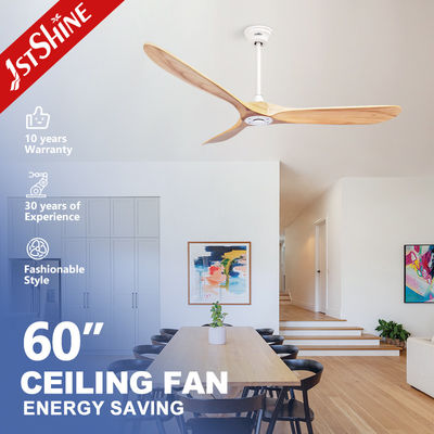 acheter Ventilateur de plafond de 60 pouces DC 3 lames de bois 5 vitesses télécommande 110-220V/50/60hz fabrication en ligne