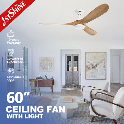 acheter 1er éclairage Ventilateur de plafond à lames en bois avec lumière et température de couleur 3000k/4000k/6000k fabrication en ligne