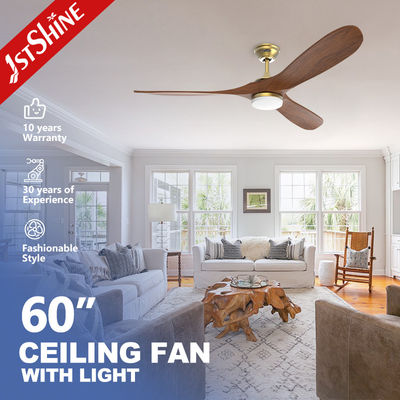 acheter Ventilateur de plafond LED à 10 lames de bois intérieur avec éclairage personnalisé ODM et télécommande fabrication en ligne