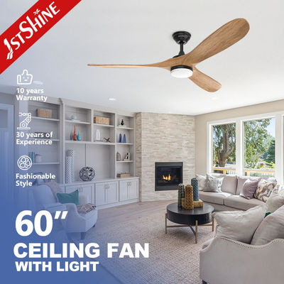 acheter 1stshine 60 pouces DC moteur de cuivre pur Ventilateur de plafond en bois fabrication en ligne