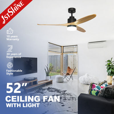 acheter Ventilateur de plafond à lame en bois massif 3 sans oscillation avec télécommande fabrication en ligne